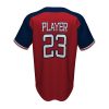 Custom Full Button Baseball Jersey
