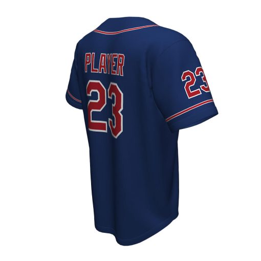 Custom Full Button Baseball Jersey