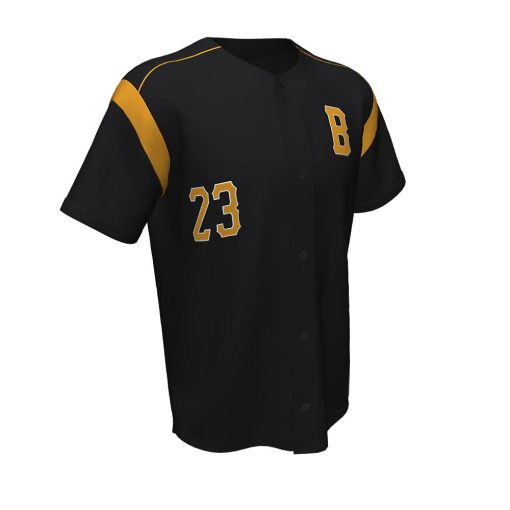 Custom Full Button Baseball Jersey