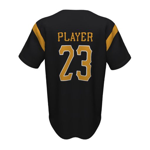 Custom Full Button Baseball Jersey