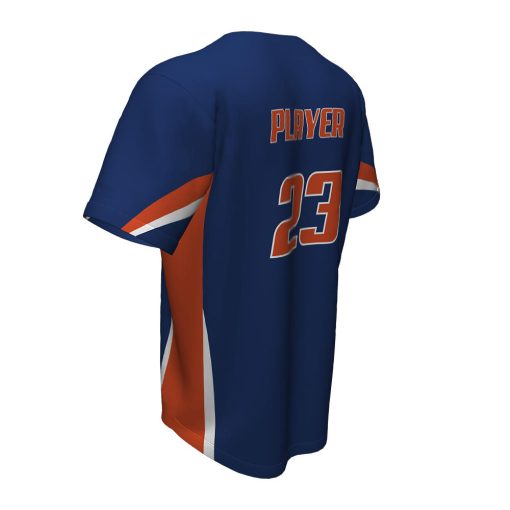 Custom Full Button Baseball Jersey