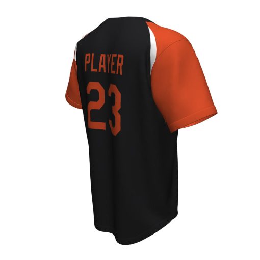 Custom Full Button Baseball Jersey