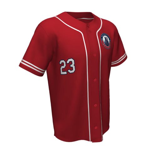 Custom Full Button Baseball Jersey