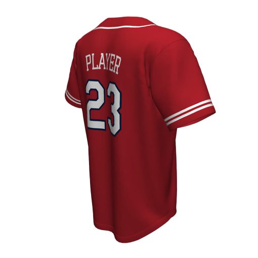 Custom Full Button Baseball Jersey