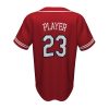 Custom Full Button Baseball Jersey