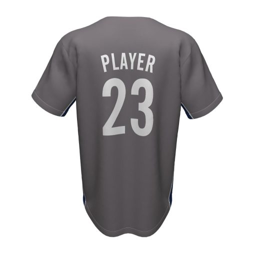Custom Full Button Baseball Jersey
