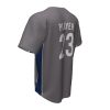 Custom Full Button Baseball Jersey