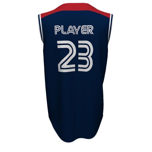 Custom Full Button Sleeveless Baseball Jersey