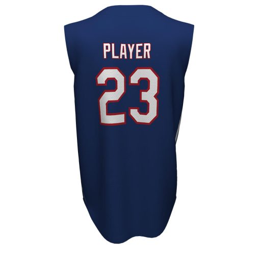 Custom Full Button Sleeveless Baseball Jersey