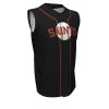 Custom Full Button Sleeveless Baseball Jersey