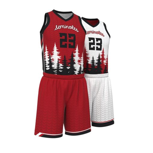 Custom Sublimated Reversible Basketball Uniform